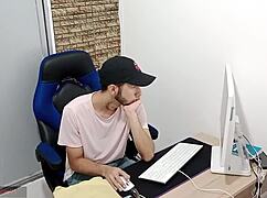 College Brunette Mistress Humiliates Submissive in Dorm