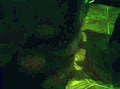 The master masturbates his cock