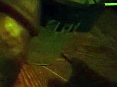 The master masturbates his cock