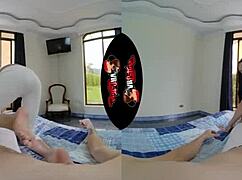 Latin Super Model In VR EXPERIENCE With Experienced POV.