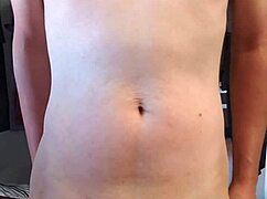 gay boy models new underwear in detailed view