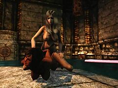 Skyrim Girls Engage In Strapon Girl-On-Girl Action