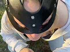 almost caught in woods vickybb