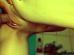 She loves getting fucked and I filled her pussy with cum 😍 moaning in POV