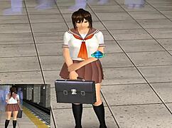 in this hentai episode, the anime girl explores passionate sex