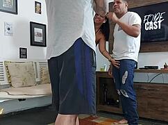 i watched leo and nicoly in this anal scene, their cocks pounding hard for a cumshot.