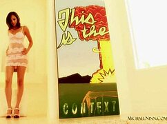 Mia Lina Indulges In Solo Nympho Masturbation As Pretty Young Woman Touches Herself Intensely