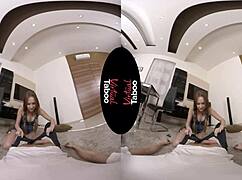 Virtual Taboo Blowjob Without Protection In Shaved Brunette POV