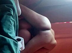 Hey dude, check this housewife bent over with her wet pussy out in public!