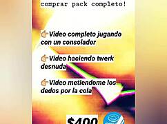 Josefina Starr, the Argentine Slut, Plays with Her Big Ass and Toys Alone