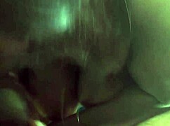 Chubby ebony milf sucks dick and swallows cum