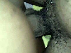 BLACK RAMBO FUCKS WET PUSSY! SEX SO INTENSE, CUM FLYING EVERYWHERE!