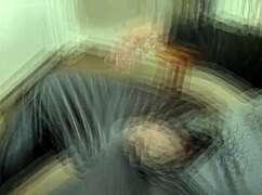 intimate handjob orgasm in front of mirror