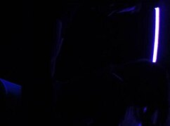 i love carrie b's small tits in blacklight sex, left 2