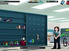 Swimsuit Babe's Wet Pussy Blowjob In Kitchen!