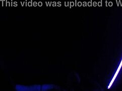 i love carrie b's small tits in blacklight sex, left 2