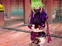 Yo, wanna see Kuki Shinobu’s footjob and blowjob in POV from Genshin Impact?