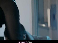 Gay co-workers markus kage and ryan bones collaborate on a project