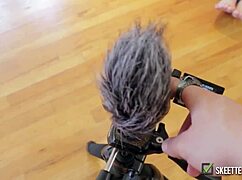 a petite brunette teen gets fucked