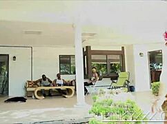 Pinky BLOWS three HUGE dicks!