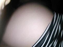 i'm with my girlfriend in a striped dress