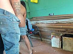 padrastro me comeu no quintal com meu big ass