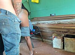 padrastro me comeu no quintal com meu big ass