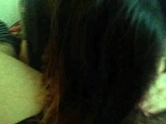 latina heats up while sucking that hard cock