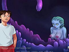 in summertimesaga, she sucks seasucker blowjob and creampies