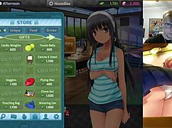 Encountering a playful catgirl in the park