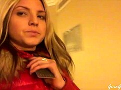 small stop in moscow with blonde skinny russian teen amateurs