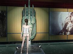 Fallout 4 Brunette in Sexy Multicolored Fashion!