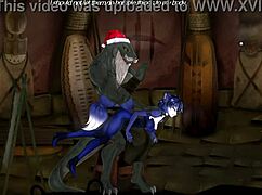 Kyrstal Lok Receives Blowjob and Spanking in Christmas Rebirth Scene