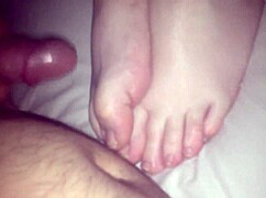 Amateurs Deliver Intense Footjob