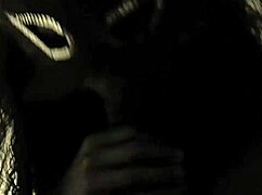 sloppybecky intensely sucks blak bois' monster cock in bathroom