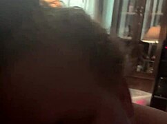 my fat friend sucks my dick in a sloppy blowjob