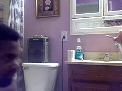 Me and my wife are taking a relaxing shower together