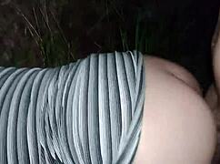 we invaded a private property to fuck hidden in the woods and almost got caught 😏