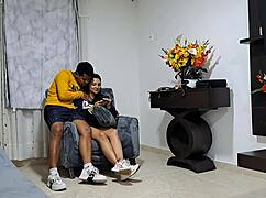 we're alone, suck my monster cock stepsister