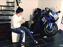 german teen rides neighbor boy while parents away?