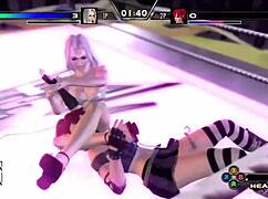 Candy Cane faces brutal ryona in Rumble Roses XX. Watch her destruction in HD wrestling action.