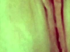 Blonde stripper Lexi Grant plays with her pussy while ripping clothes.