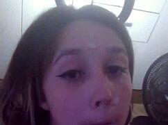 Teen 18+ Wife Swallows Cum After Blowjob