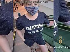 went shopping and met two friends