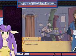 Avatar Trainer Milf Gives Intense Blowjob Fun