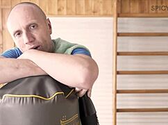 Athletic Couple Jessy Jey Engages In Gym Sex With Blowjob Swallow Missionary Cowgirl Riding