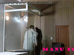 Latina Brunette Orgasms From Bent Over Cumshot By Rubens Badar�