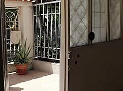 she arrives from work to fuck her cousin