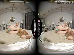 Solo Brunette Amanda Clarke Masturbates With Shaved Pussy In VR