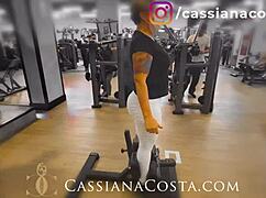 Wife Bent Over After Gym Encounter